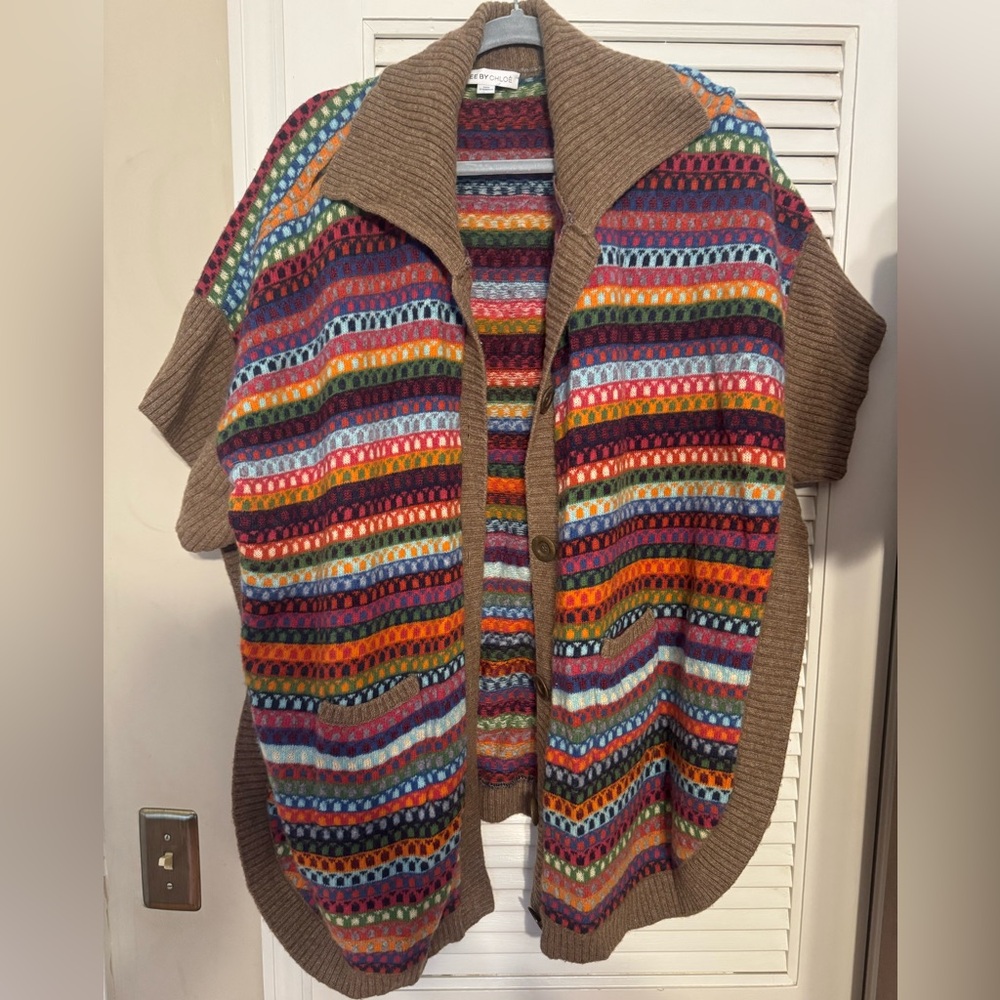 See By Chloe Multicolor Knit Sweater